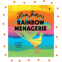 lindajackson rainbowmenagerie Sticker by Scribble Kids Books