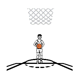 basketball hoops STICKER by imoji