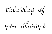 Thinking Of You Always Sticker by Alissandra