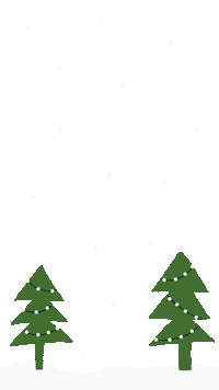 Merry Christmas Falling Sticker