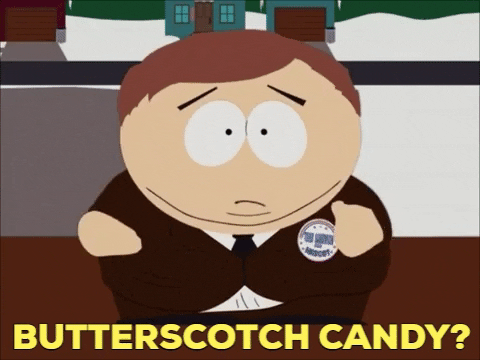jimmylemke giphygifmaker south park candy cartman GIF