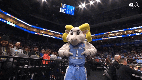 University Of North Carolina Basketball GIF by UNC Tar Heels