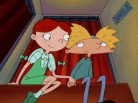 hey arnold nicksplat GIF