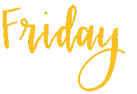 Days Of The Week Friday Sticker by University of Montevallo