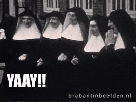Vintage Nun GIF by BrabantinBeelden