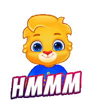 Suspicious Thinking Sticker by Lucas and Friends by RV AppStudios