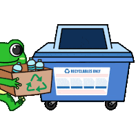 Recycle Recycling Bin Sticker by NEA Singapore