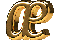 3D Gold Sticker by Ariane Ernst Jewelry