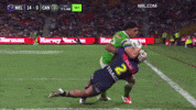 Celebration Nrl GIF by Canberra Raiders