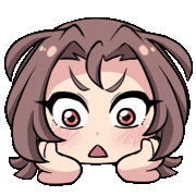 Embarrassed Emoji Sticker by Jin