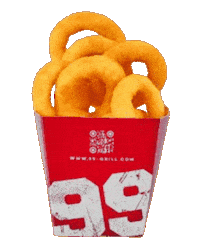 French Fries Potato Sticker by 99-Grill