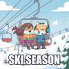 Ski Resort Party GIF by WUFFI