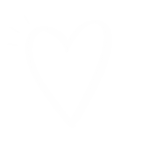 White Heart Love Sticker