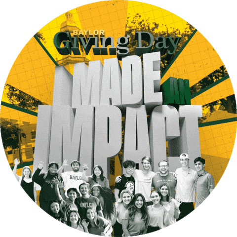 Day Giving Sticker by Baylor University