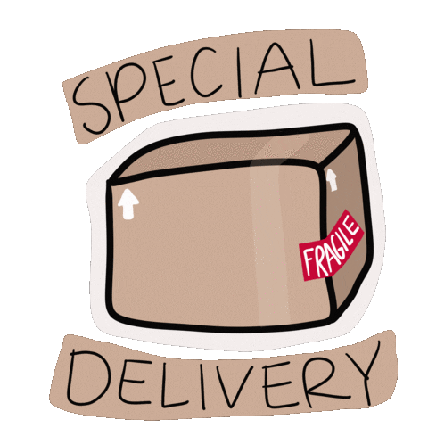 Special Delivery Post Sticker