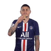 Marco Verratti Hello Sticker by Paris Saint-Germain