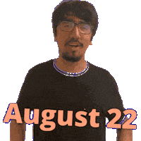 August Sticker