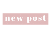 New Post Pink Sticker