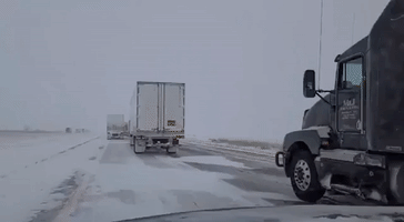 Traffic Comes to Standstill on Interstate 55 as Winter Storm Batters Illinois