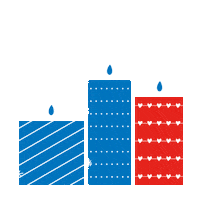 Christmas Candles Sticker by Hanseatic Help