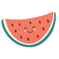 Watermelon Pasteque Sticker by Lespetitesbilles