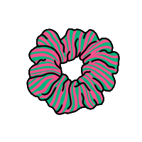 90S Scrunchie Sticker by Sophie Rose Brampton