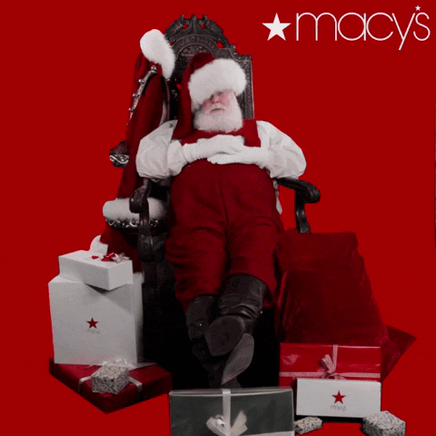 Santa Claus Reaction GIF by Macy's