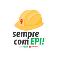 Portonave vidas seguranca do trabalho portonave programa vidas Sticker