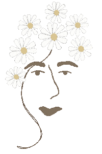 angelicanvelasco woman flowers boho hippie Sticker