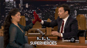 jimmy fallon superheroes GIF by The Tonight Show Starring Jimmy Fallon