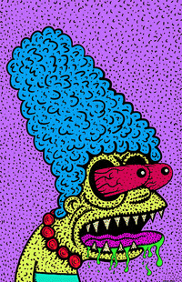 Marge Simpson Weed GIF by Dave Bell