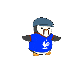 France Penguin Sticker by Pudgy Penguins