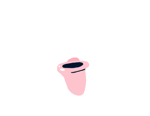 Pink Please Sticker by Vera Dement
