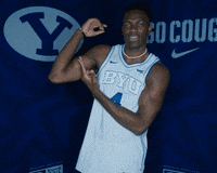 Byu Basketball Spinning GIF by BYU Cougars