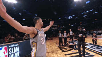 where amazing happens dunk contest GIF by NBA