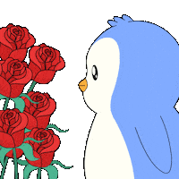 Happy Flower Sticker by Pudgy Penguins