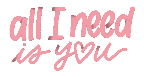All I Need Love Sticker