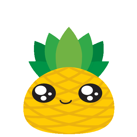 mooimentha giphyupload fruit pineapple happy fruit Sticker