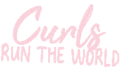 purhairde salon curly curls friseur Sticker
