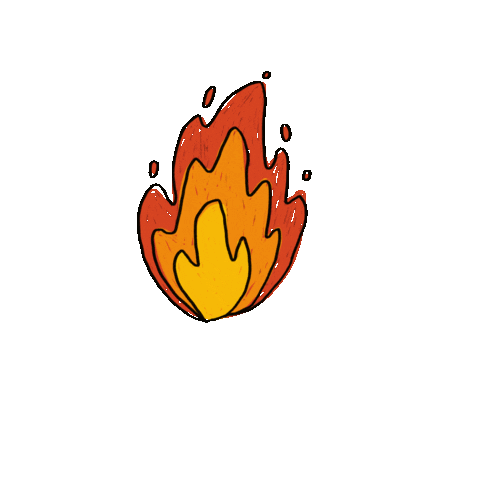 blurayzer giphyupload hot fire blurayzer Sticker
