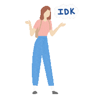 Idk Sticker by marissa