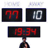 10 Away Sticker