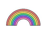 Rainbow Love Sticker by Tangle Teezer