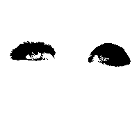 Eyes Looking Sticker by virartz