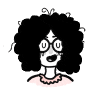 soyjully woman hair curly hair love Sticker