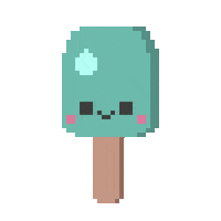 Summer 8Bit Sticker