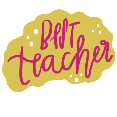 School Best Teacher Sticker