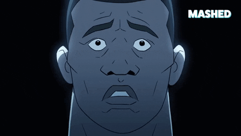 Scared Animation GIF by Mashed