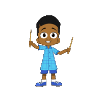 SuperSema excited yay lets go cheering Sticker