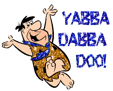 Happy The Flintstones Sticker